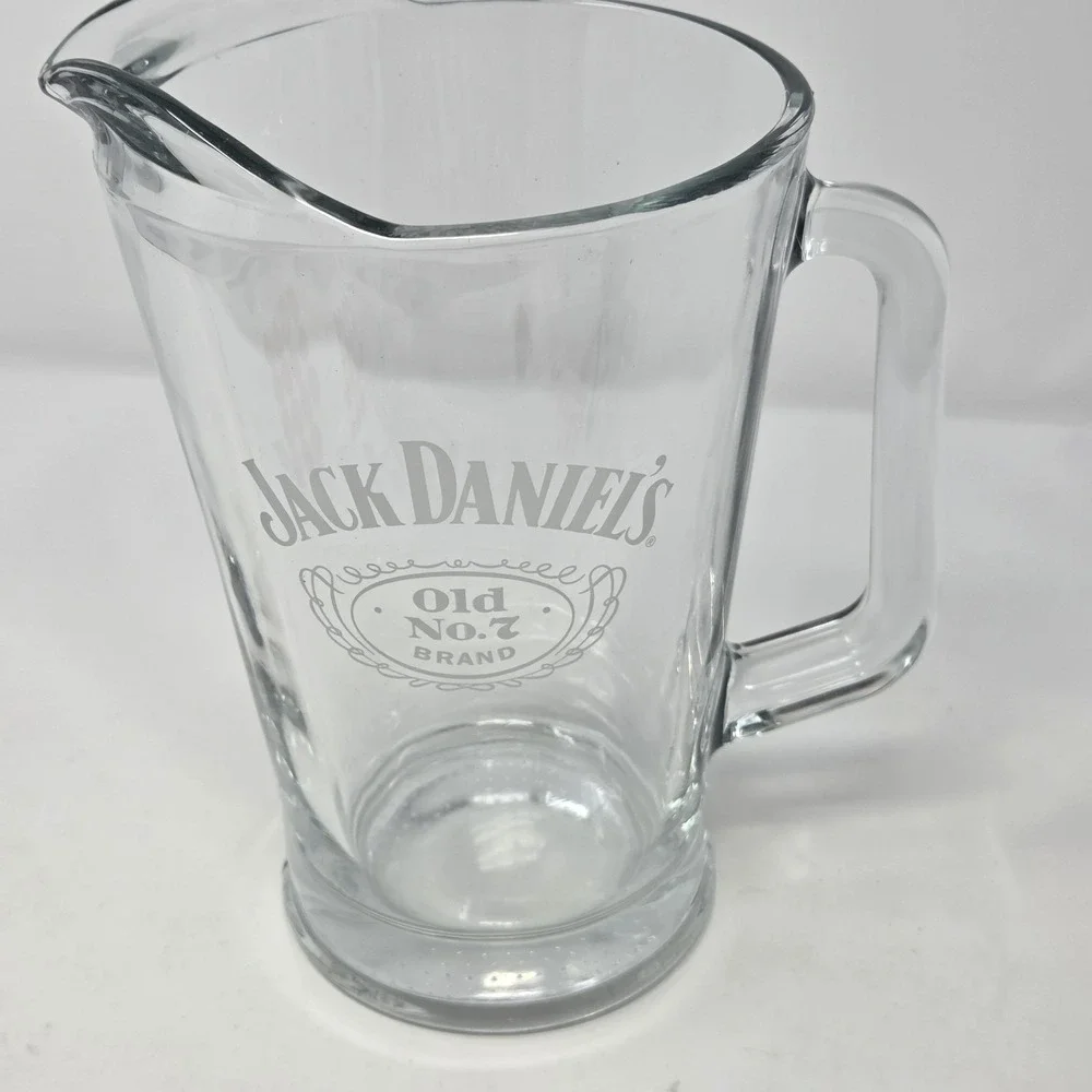Jack Daniels Pitcher Old No.7 Brand Tennessee Whiskey Jack Daniels Glass Clear‎